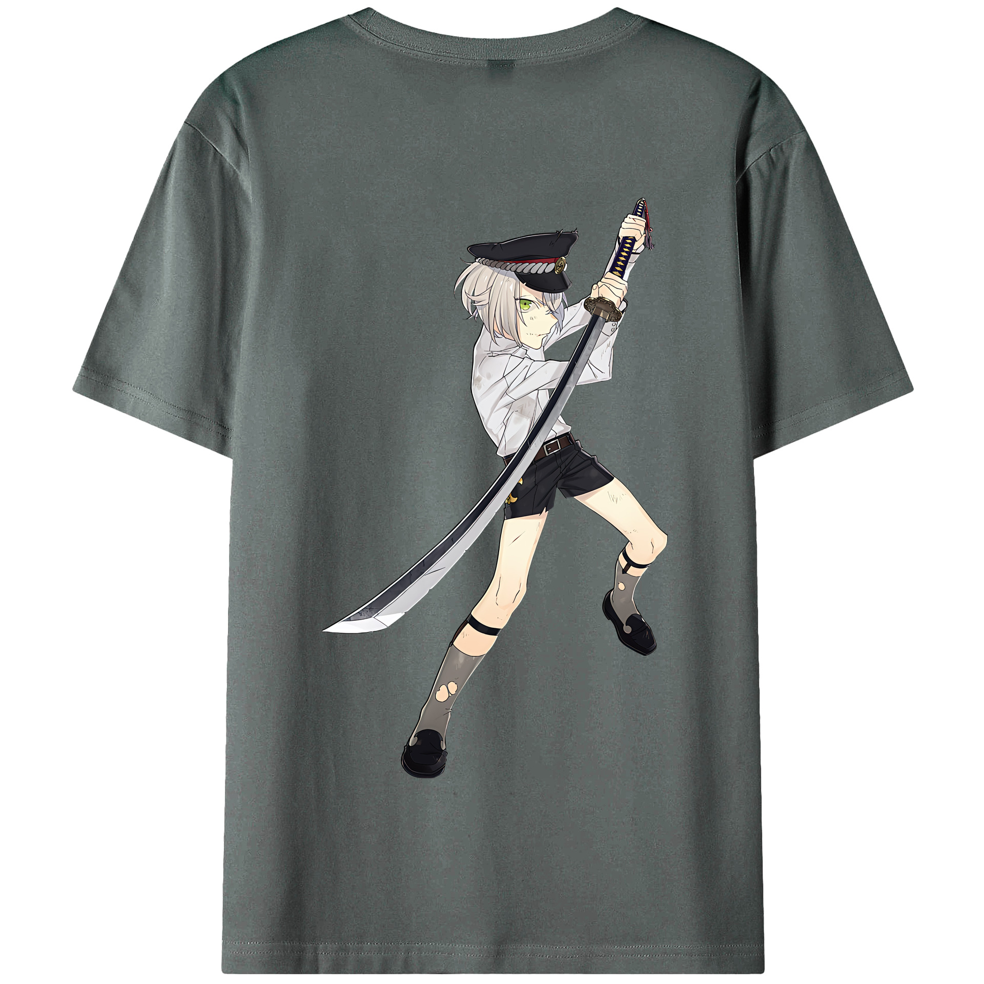 （画像用） 刀剣乱舞 Touken Ranbu 綿100％半袖Tシャツ（背面プリント）